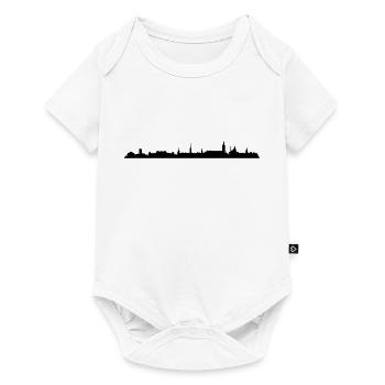 Skyline - Kopenhagen - Baby Premium Kurzarmbody - Weiß - Vorne