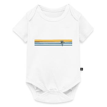 Koala hanging on stripes - Baby Premium short-sleeve bodysuit - white - Front