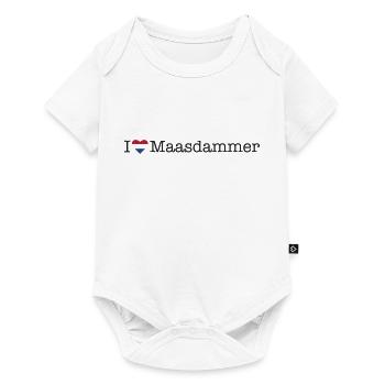 I love Maasdammer - Baby Premium short-sleeve bodysuit - white - Front