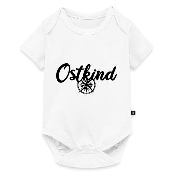 Ostkind DDR Ossi Kind des Ostens - Baby Premium Kurzarmbody - Weiß - Vorne