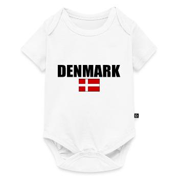 Denmark - Baby Premium short-sleeve bodysuit - white - Front