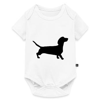 Teckel - Body à manches courtes Premium Bébé - blanc - Devant