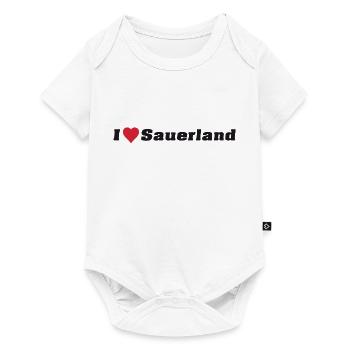 I Love Sauerland - Baby Premium Kurzarmbody - Weiß - Vorne