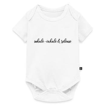 Yoga Meditation Spa Namaste - Baby Premium Kurzarmbody - Weiß - Vorne