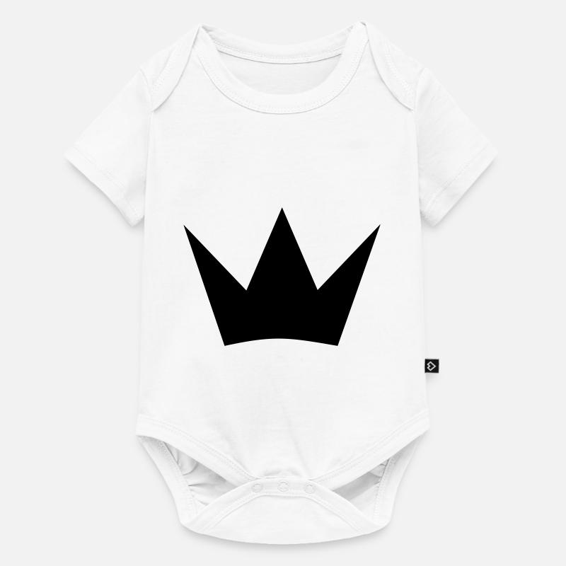 crown - Baby Premium short-sleeve bodysuit - white