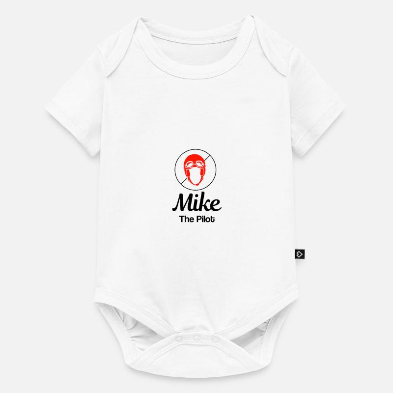Pilot - Baby Premium Kurzarmbody - Weiß