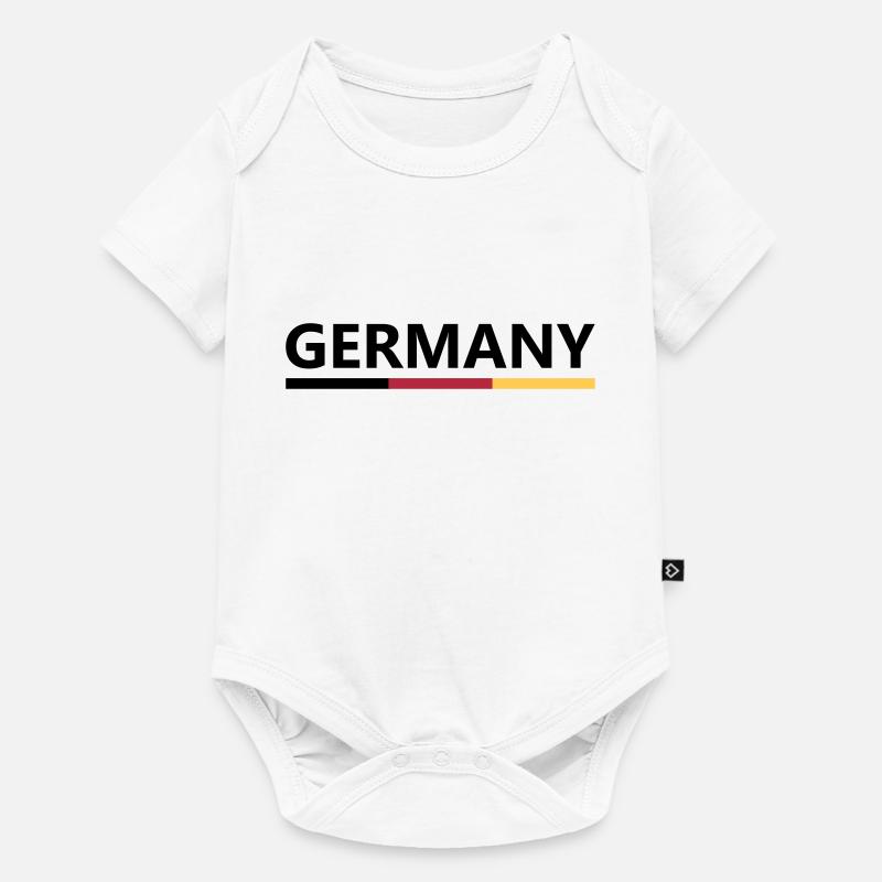 Germany - Baby Premium Kurzarmbody - Weiß