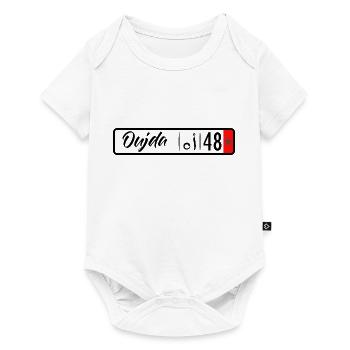 Plaque d'immatriculation Oujda 48 - Body à manches courtes Premium Bébé - blanc - Devant