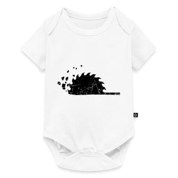 Saw Graffiti Banksy Street Art - Baby Premium short-sleeve bodysuit - white - Front