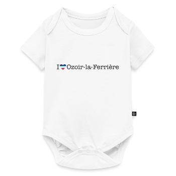I love Ozoir la Ferrière - Baby Premium Kurzarmbody - Weiß - Vorne