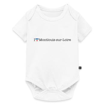 I love Montlouis sur Loire - Baby Premium Kurzarmbody - Weiß - Vorne