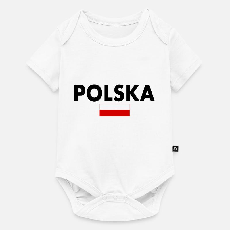 Pologne - Body à manches courtes Premium Bébé - blanc