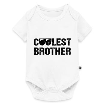 Cooles Brother Cool Bruder - Baby Premium short-sleeve bodysuit - white - Front