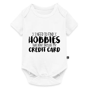 Need Find Hobbies That Don't Include Credit Card 3 - Baby Premium short-sleeve bodysuit - white - Front