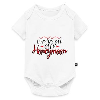 We're On Our Honeymoon 4 - Baby Premium short-sleeve bodysuit - white - Front