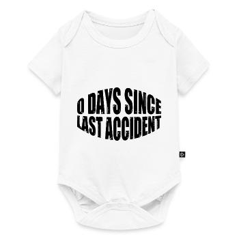 0 jours depuis le dernier accident 24 - Body à manches courtes Premium Bébé - blanc - Devant
