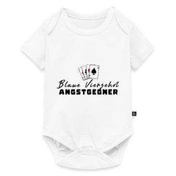 Blue Fourteen Fear Enemies - Baby Premium short-sleeve bodysuit - white - Front