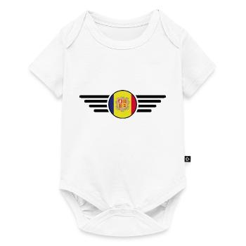 Andorra Style Design T-Shirt - Body à manches courtes Premium Bébé - blanc - Devant