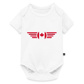 Canada Style Design T-Shirt - Baby Premium short-sleeve bodysuit - white - Front