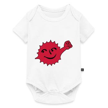 Atomkraft Faust dagegen Geschenkidee Nein Symbol - Baby Premium short-sleeve bodysuit - white - Front