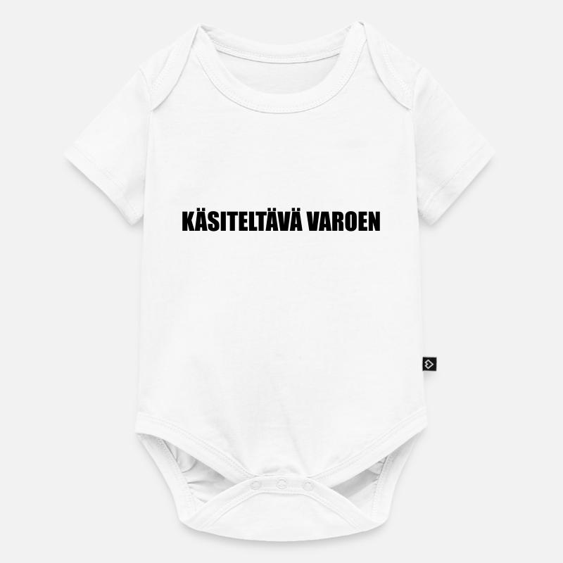 KasiteltavaVaroen - Body à manches courtes Premium Bébé - blanc