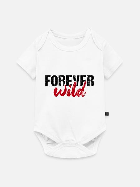 Forever wild - Baby Premium Kurzarmbody - Weiß