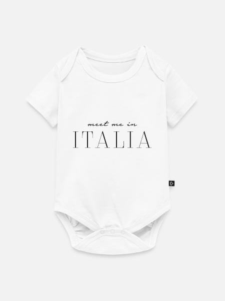 Ich liebe Italien - Baby Premium Kurzarmbody - Weiß