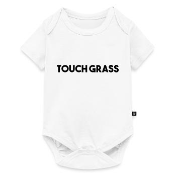 TOUCH GRASS - Baby Premium short-sleeve bodysuit - white - Front