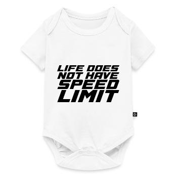 Life Does Not Have Speed Limit - Baby Premium short-sleeve bodysuit - white - Front
