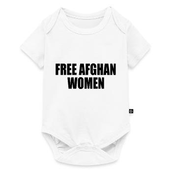Free afghan women - Body à manches courtes Premium Bébé - blanc - Devant