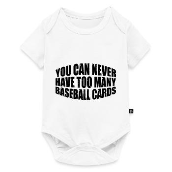 On n’a jamais trop de cartes de baseball 4 - Body à manches courtes Premium Bébé - blanc - Devant