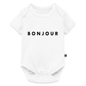 Bonjour - Baby Premium short-sleeve bodysuit - white - Front