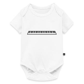Piano Piano Playing Classical Music Instrument - Baby Premium short-sleeve bodysuit - white - Front