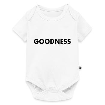 goodness - Baby Premium Kurzarmbody - Weiß - Vorne
