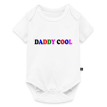 Daddy cool - Baby Premium Kurzarmbody - Weiß - Vorne