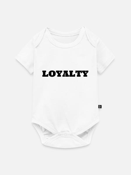 Loyalty - Baby Premium Kurzarmbody - Weiß
