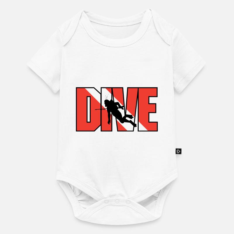 PLONGÉE SOUS-MARINE - Body à manches courtes Premium Bébé - blanc