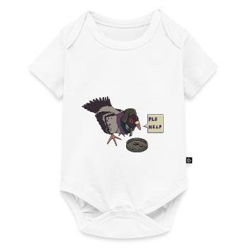 Sad Pigeon - Baby Premium short-sleeve bodysuit - white - Front