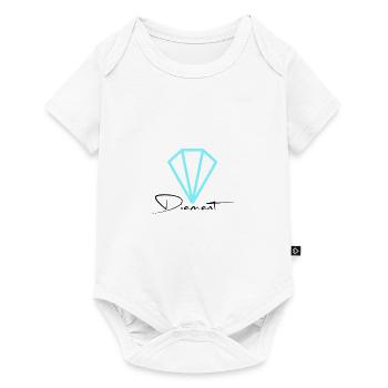 Gemstone Diamond - Baby Premium short-sleeve bodysuit - white - Front