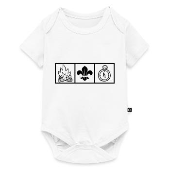 Scout / Scouting - Baby Premium short-sleeve bodysuit - white - Front