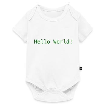 Hello World ! - Baby Premium short-sleeve bodysuit - white - Front