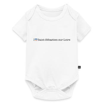 I love Saint Sébastien sur Loire - Baby Premium Kurzarmbody - Weiß - Vorne