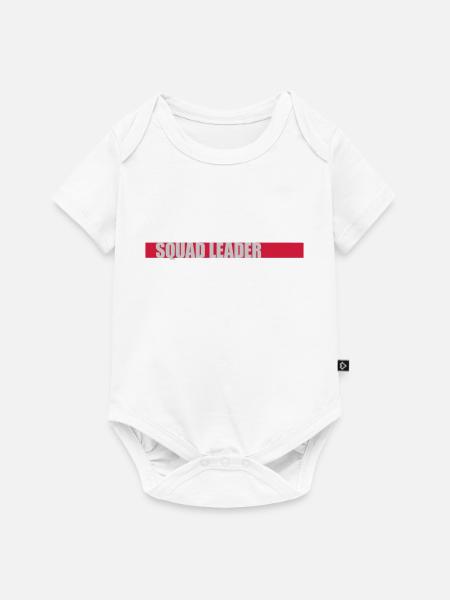 Anführer Squad Streifen Team - Baby Premium Kurzarmbody - Weiß