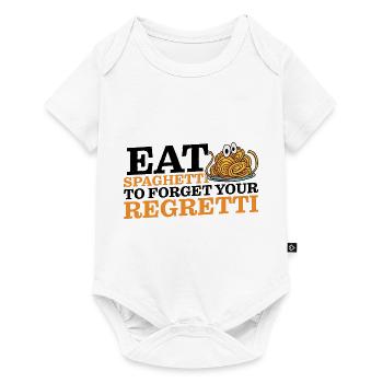 Eat Spaghetti To Forgetti Your Regretti 10 - Baby Premium Kurzarmbody - Weiß - Vorne