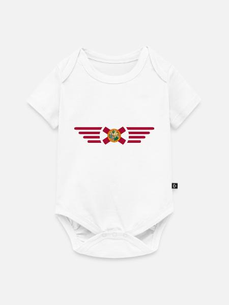 Florida - Baby Premium Kurzarmbody - Weiß