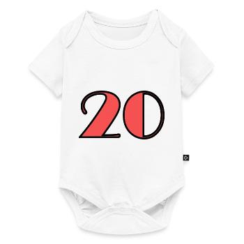 20.20 YEARS,20TH ANNIVERSARY,20 ANNIVERSARY,20 - Baby Premium short-sleeve bodysuit - white - Front