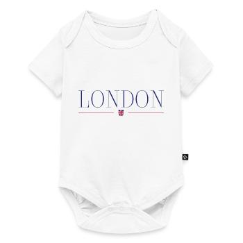 J’adore Londres, Angleterre - Body à manches courtes Premium Bébé - blanc - Devant
