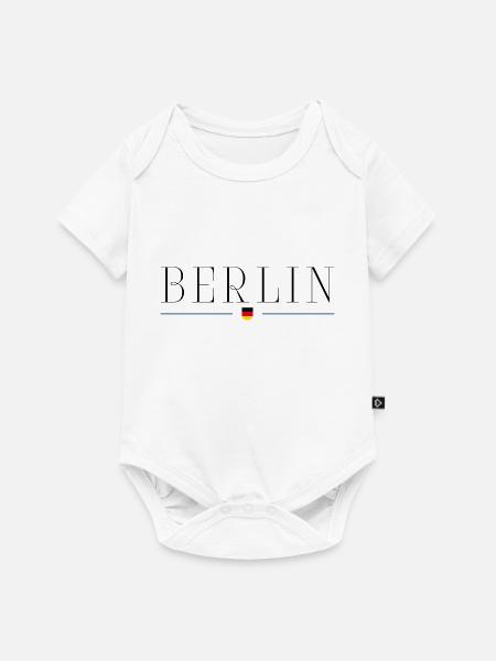 Ich liebe Berlin, Deutschland - Baby Premium Kurzarmbody - Weiß