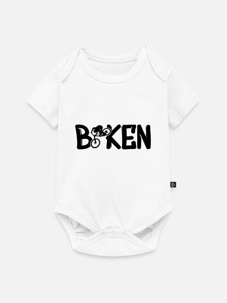 Biken - Baby Premium Kurzarmbody - Weiß
