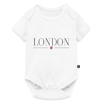 London Style Design T-Shirt - Baby Premium short-sleeve bodysuit - white - Front